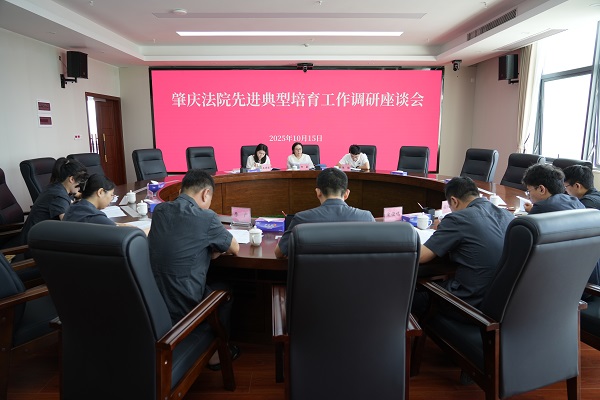 典型引路，助力发展——市中院到鼎湖区法院调研先进典型选育培树工作开展情况
