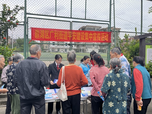深入基层零距离 普法宣传暖民心——鼎湖区法院在广利街道开展平安建设集中宣传活动